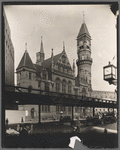 Jefferson Market Court, Southwest corner of Sixth Avenue and West 10th Street, looking north from southwest corner of Sixth Avenue and West 9th Street