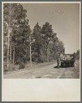 Telephone system used in fighting forest fire. Withlacoochee Land Use Project, Florida