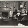 J. A. Britain and wife in their new home at Bankhead Farms, Alabama