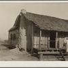 Cabin with mud chimney. Gees Bend [i.e. Boykin], Alabama