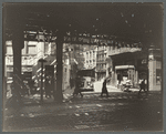 El Second and Third Avenue lines, Bowery and Deyer St.