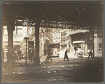 El Second and Third Avenue lines, Bowery and Deyer St.