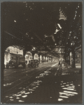 El, Second and Third Avenue lines, Bowery taken from Division St.