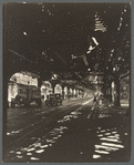 El, Second and Third Avenue lines, Bowery taken from Division St.