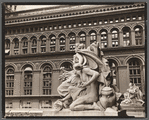 Custom House statue: in rear of N.Y. Produce Exchange Building., 2 Broadway