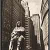DePeyster statue, Bowling Green, looking north on Broadway
