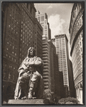 DePeyster statue, Bowling Green, looking north on Broadway