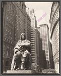 DePeyster statue, Bowling Green, looking north on Broadway