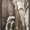 DePeyster statue, Bowling Green, looking north on Broadway