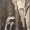 DePeyster statue, Bowling Green, looking north on Broadway