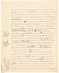 [Mrs. Dalloway] The Prime Minister. Typescript with the author's ms. corrections. Corresponds to her ms. of this story in notebook Jacob's room, Part III, p. 133-167
