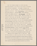 [Orlando] Typewritten, fragmentary copy of exact manuscript transcription. One omission inscribed "illegible" in an unidentified hand