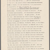 [Orlando] Typewritten, fragmentary copy of exact manuscript transcription. One omission inscribed "illegible" in an unidentified hand