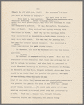 [Orlando] Typewritten, fragmentary copy of exact manuscript transcription. One omission inscribed "illegible" in an unidentified hand