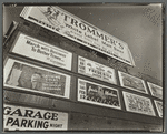 Advertisements: 1937, East Houston Street and Second Avenue