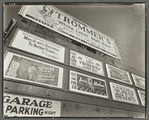 Advertisements: 1937, East Houston Street and Second Avenue
