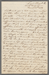 Dickenson, Mary. 2 ALS to Fanny Burney d'Arblay