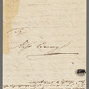 Dickenson, Mary. 2 ALS to Fanny Burney d'Arblay