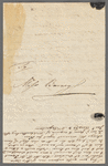 Dickenson, Mary. 2 ALS to Fanny Burney d'Arblay