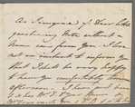 Dickenson, Mary. 2 ALS to Fanny Burney d'Arblay