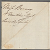 Dickenson, Mary. 2 ALS to Fanny Burney d'Arblay