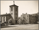 St. Luke's Chapel and Old Houses, Hudson, corner of Grove