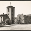 St. Luke's Chapel and Old Houses, Hudson, corner of Grove