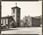 St. Luke's Chapel and Old Houses, Hudson, corner of Grove