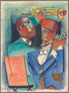 Drawings and watercolors of the jazz scene