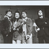 Mark Michael Hutchinson, Jan Graveson, Con O'Neill, and Warwick Evans in the stage production Blood Brothers