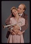 Frank Wood and Edie Falco in the stage production Side Man