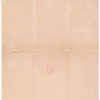 Document pardoning G. P. Ballard and G. W. Dant for selling spirits