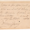 Four orders on the commissary at Greenville for whiskey, etc. for the Shawnee and Miami Indians