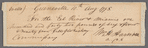 Two orders for whiskey, etc. for the Eel River and Miami Indians