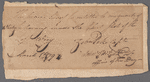 Order for whiskey and signed by Zebulon Pike
