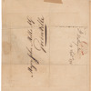 Ensign John Wallington, at Fort Jefferson, to Major John Mills, at Greenville, regarding application for tavern license