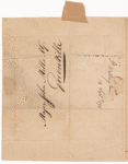 Ensign John Wallington, at Fort Jefferson, to Major John Mills, at Greenville, regarding application for tavern license