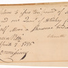 Two orders at Greenville for whiskey, etc. for Indians