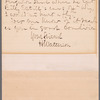 Letter from Henry Watterson at Louisville, regarding bootleg Kentucky whiskey