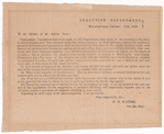 General order from the Executive Department, Milledgeville, Georgia to the Justices of the Inferior Court regarding distilled spirits issued by the Confederate State of Georgia