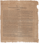 Broadside about making spirits with charcoal and recipes for making cordials. Printed item