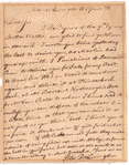 Letter from Peter R. Livingston to John Taylor, concerning Jamaican rum