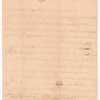 Letter of Thomas Penn, concerning the estate of his father, William Penn, and mentioning disposal of rum