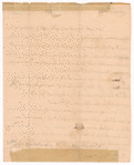 Letter of Thomas Penn, concerning the estate of his father, William Penn, and mentioning disposal of rum