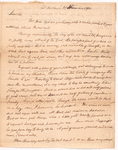 Letter from George Watson to Colonel David Henley at Colonel Outlaw's