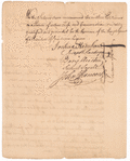 License to John Mollory of Boston, signed by John Hancock and others