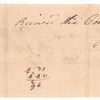 Receipt for rum, mentioning John Hancock