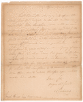 Letter, Timothy Pickering, at War Office, to Joseph Howell, Accountant, War Office