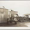 Storing corn in ever-normal granary bins. Grundy Center, Iowa