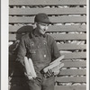 Fred Wilfang, rehabilitation client, rents an absentee-owned 160 acre farm. Black Hawk County, Iowa